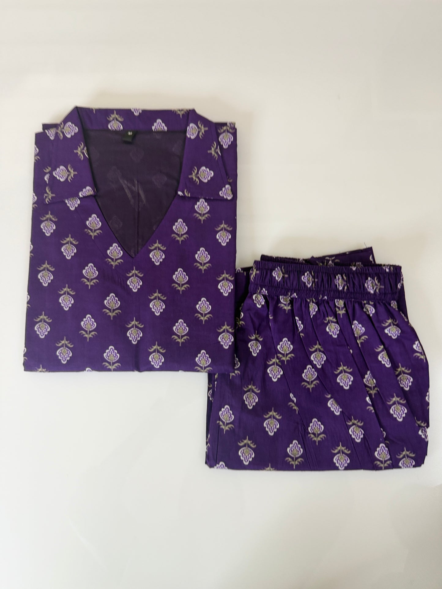Purple Buti Print Outdoor Wear Co-ords