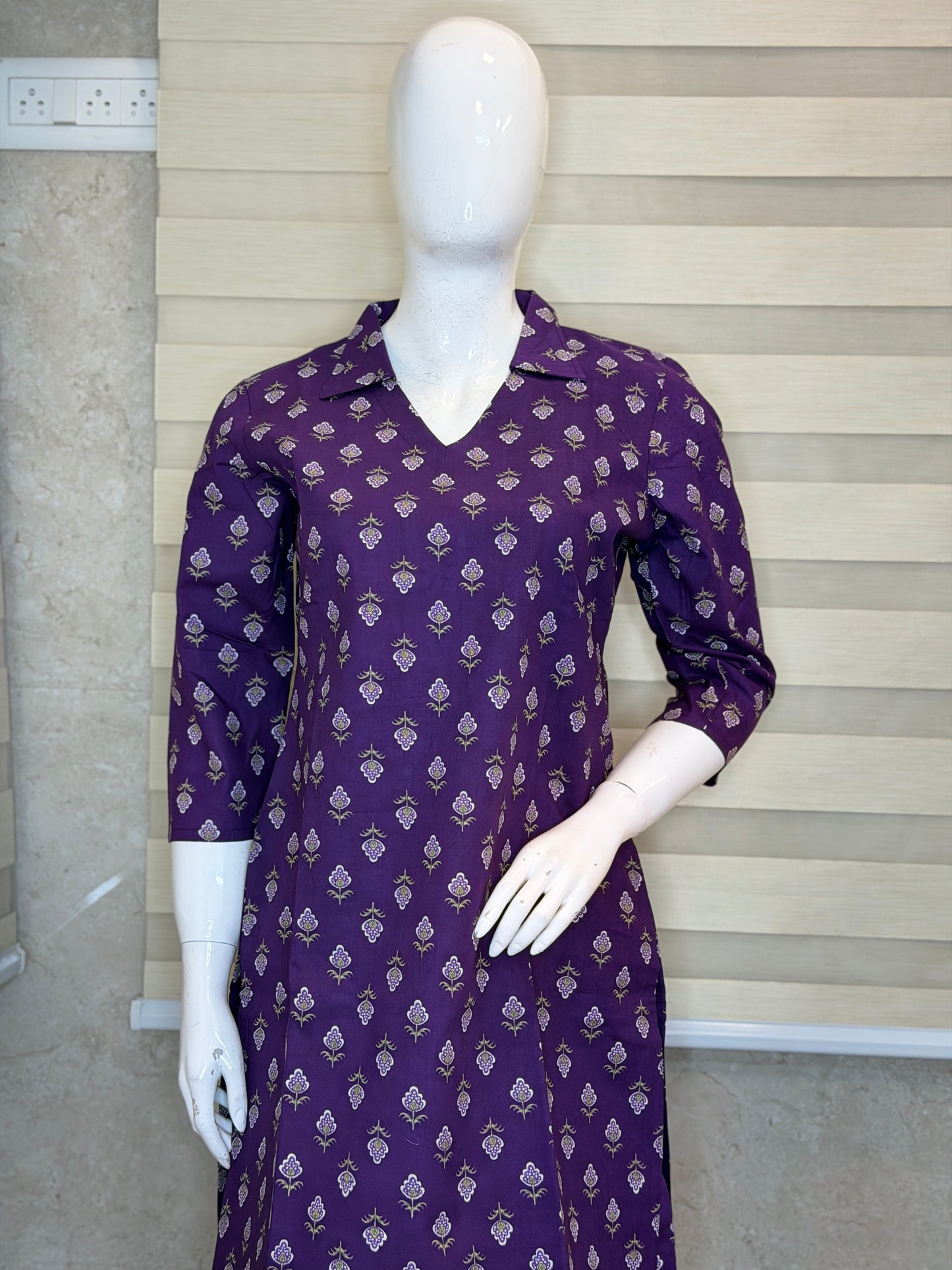Purple Buti Print Outdoor Wear Co-ords