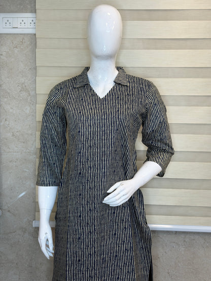 Navy Striped Print Outdoor Wear Co-ords