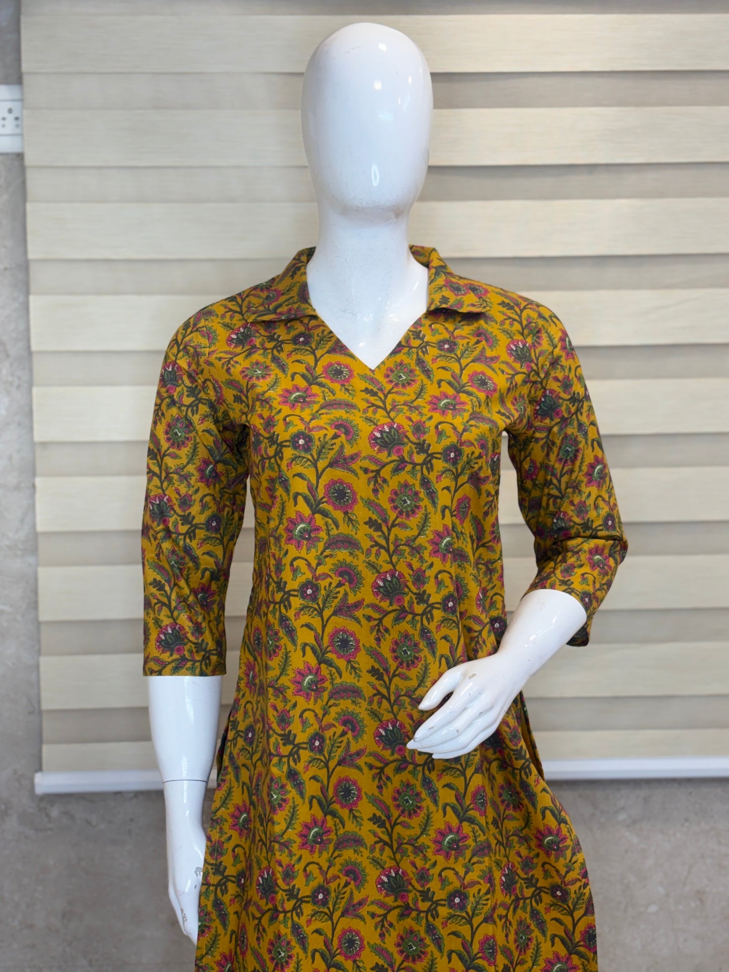 Mustard Floral Paisley Print Co-ords