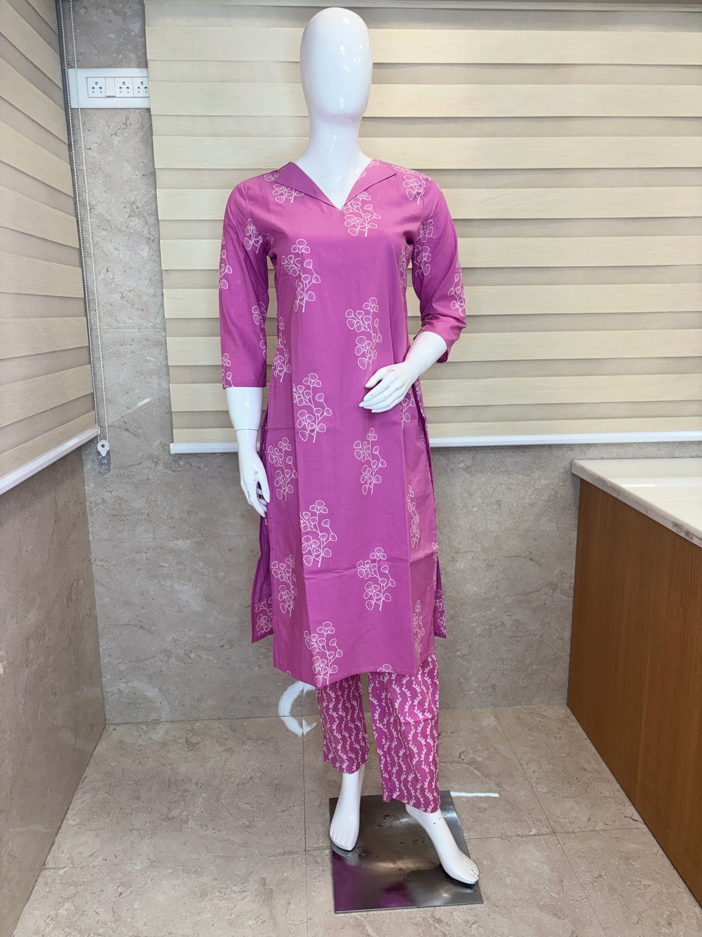 Rose Pink Floral Print Co-ords