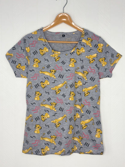 Grey Lion Print Women’s T-Shirt