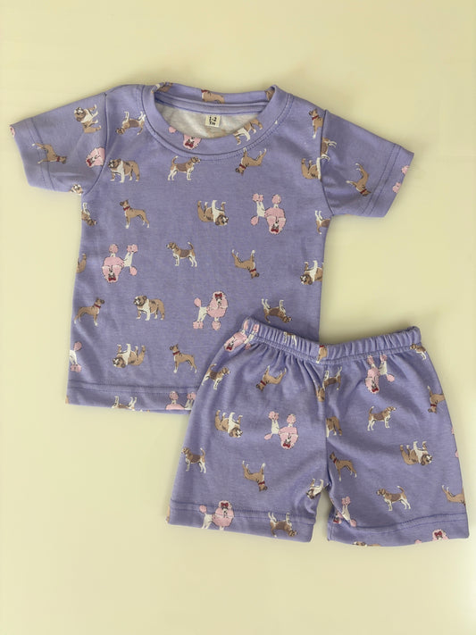 Puppy Parade Kids Shorts Co-ord Set