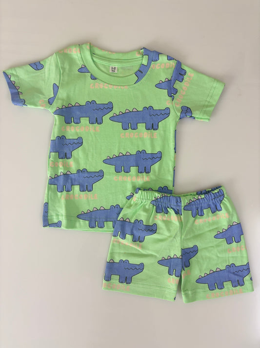 Crocodile Crew Kids Shorts Co-ord Set
