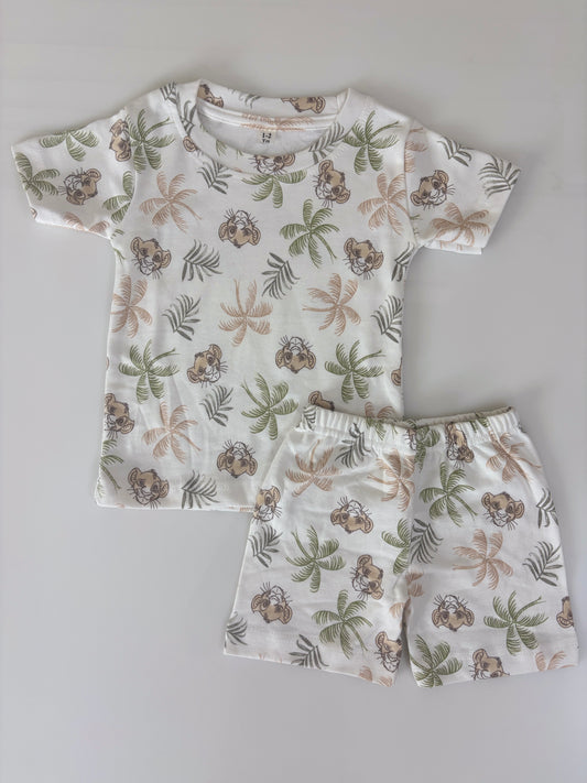 Jungle Cub Kids Shorts Co-ord Set