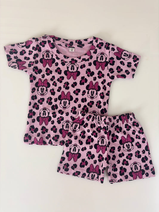 Minnie Magic Kids Shorts Co-ord Set