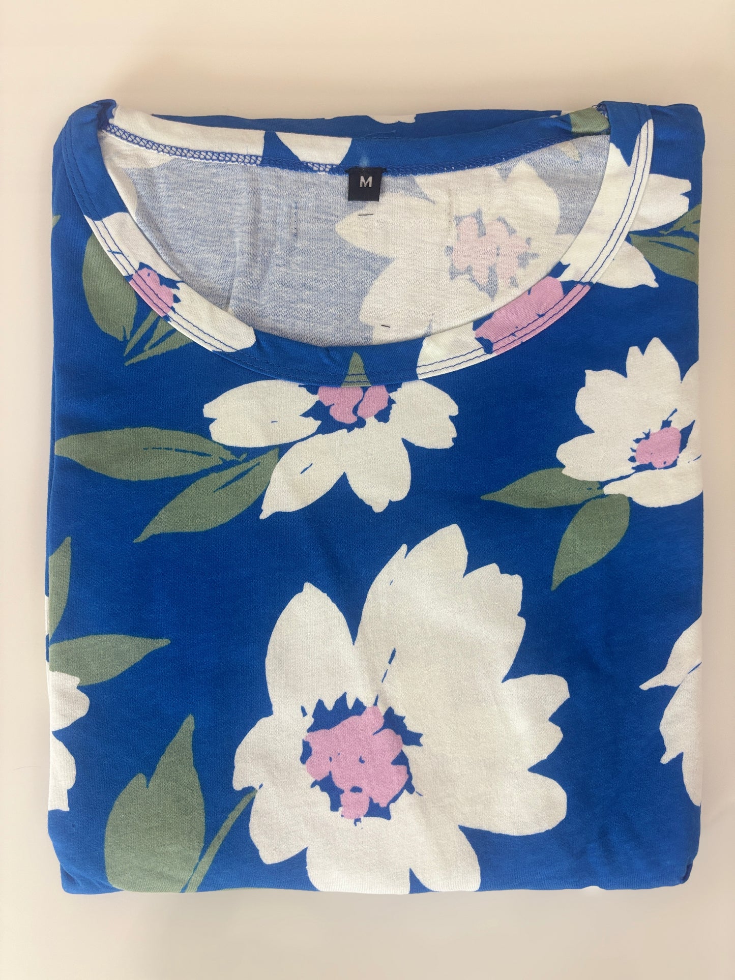 Royal Blue Daisy Floral Lounge Frock