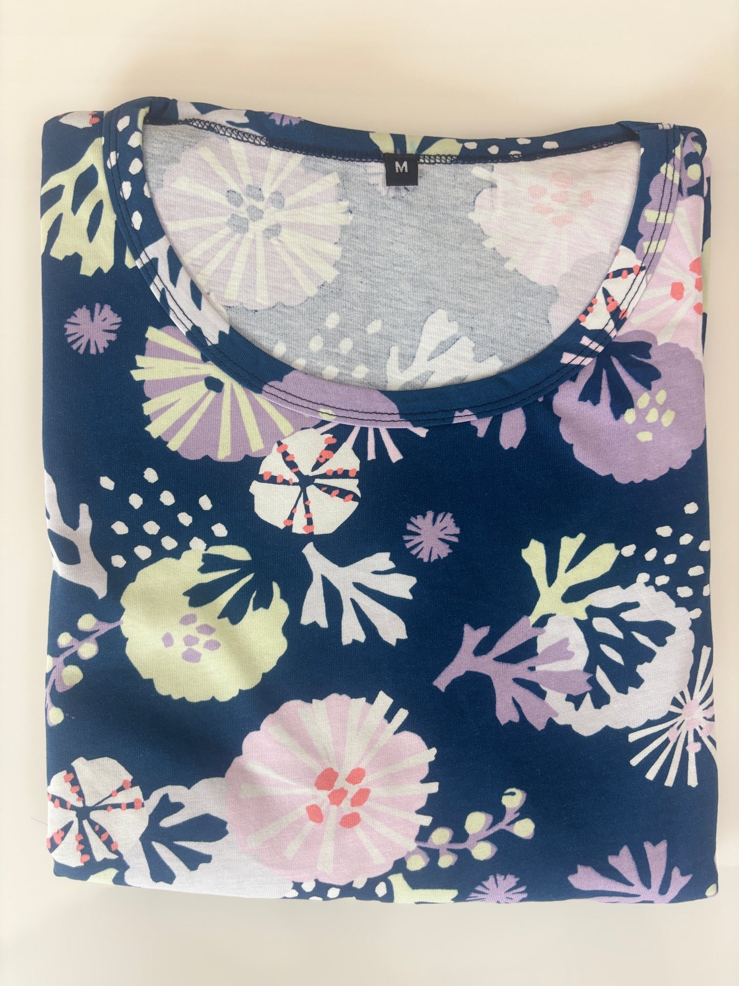 Navy Bloom Floral Lounge Frock