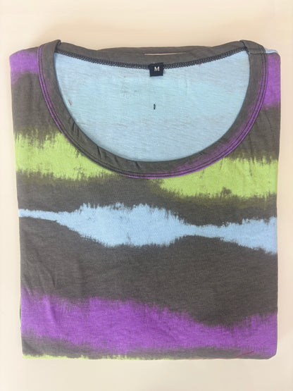 Charcoal Wave Stripe Lounge Frock