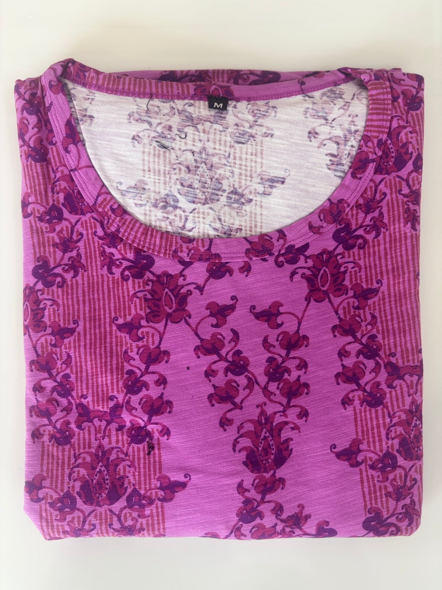 Berry Pink Floral Lace Lounge Frock