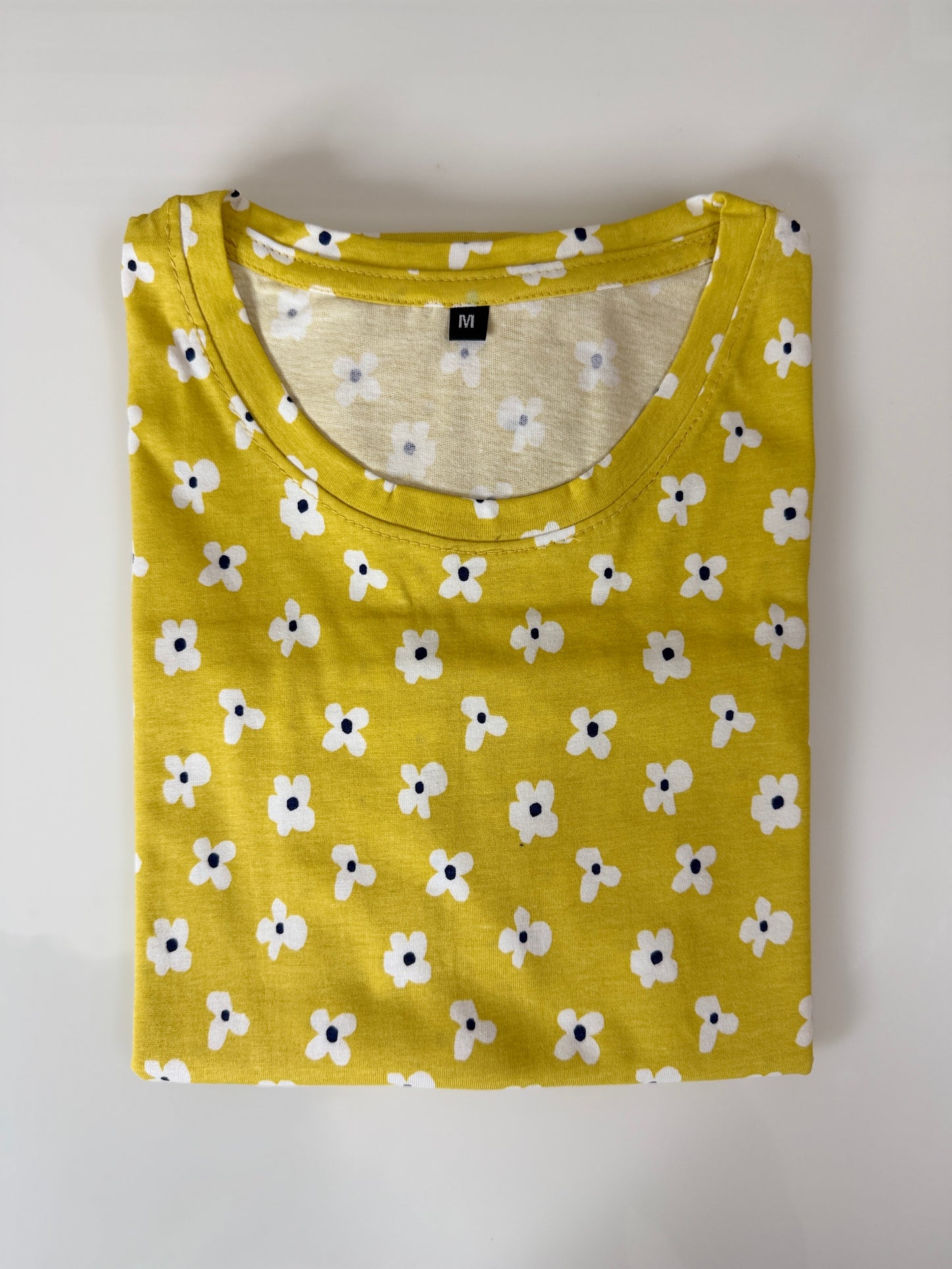Sunny Daisy Cotton Lounge Tunic