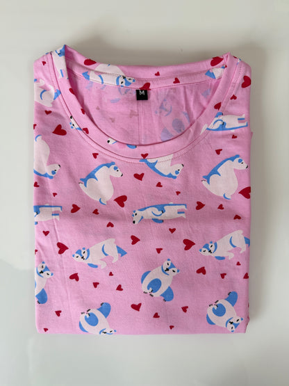 Dreamy Bear Cotton Lounge Tunic