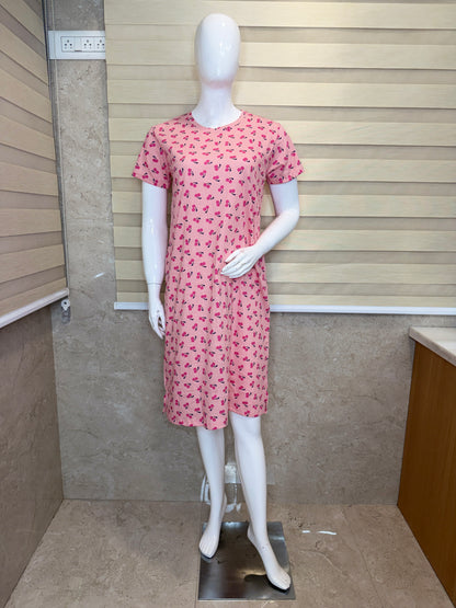 Cherry Charm Cotton Lounge Tunic