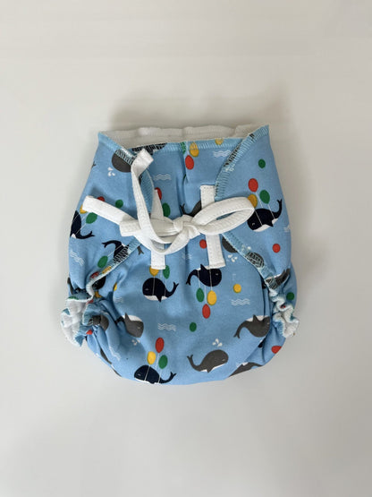Sky Blue with Dolphin's Printed Kids Padded Langot