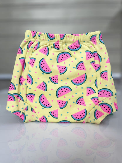 Yellow with Watermelon Printed Kids Padded Underwear