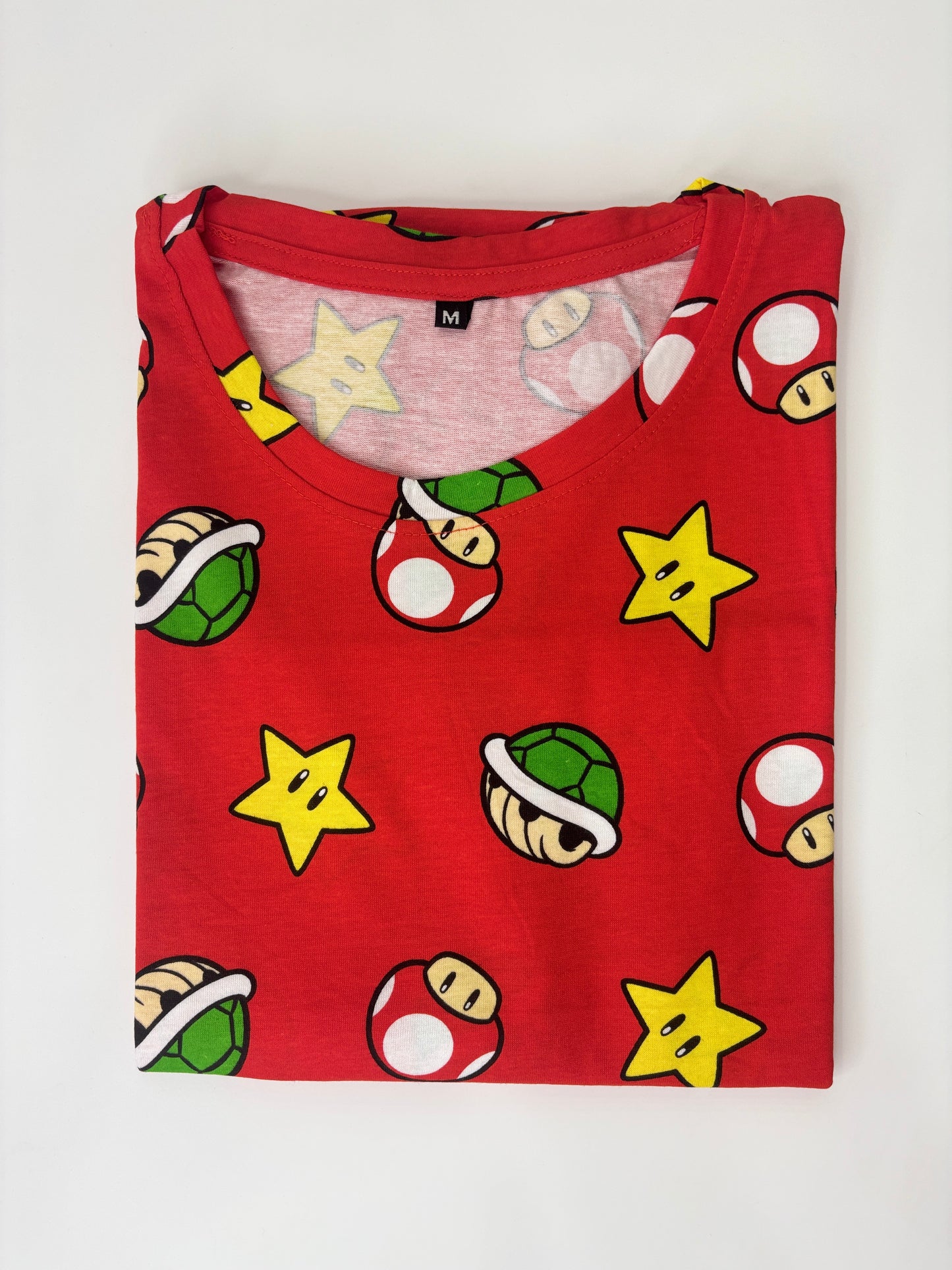 Red Mushroom & Star Printed  Lounge Tunics