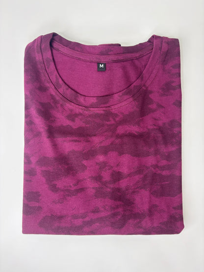 Plum Camo Print Lounge Tunic