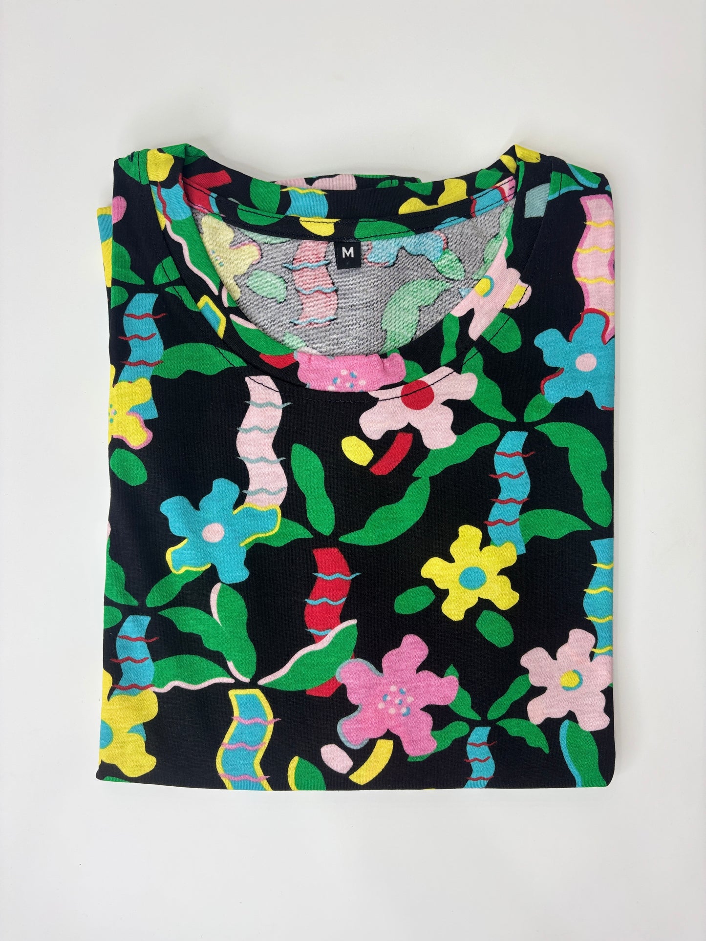 Green Multicolor Floral Printed Lounge Tunics