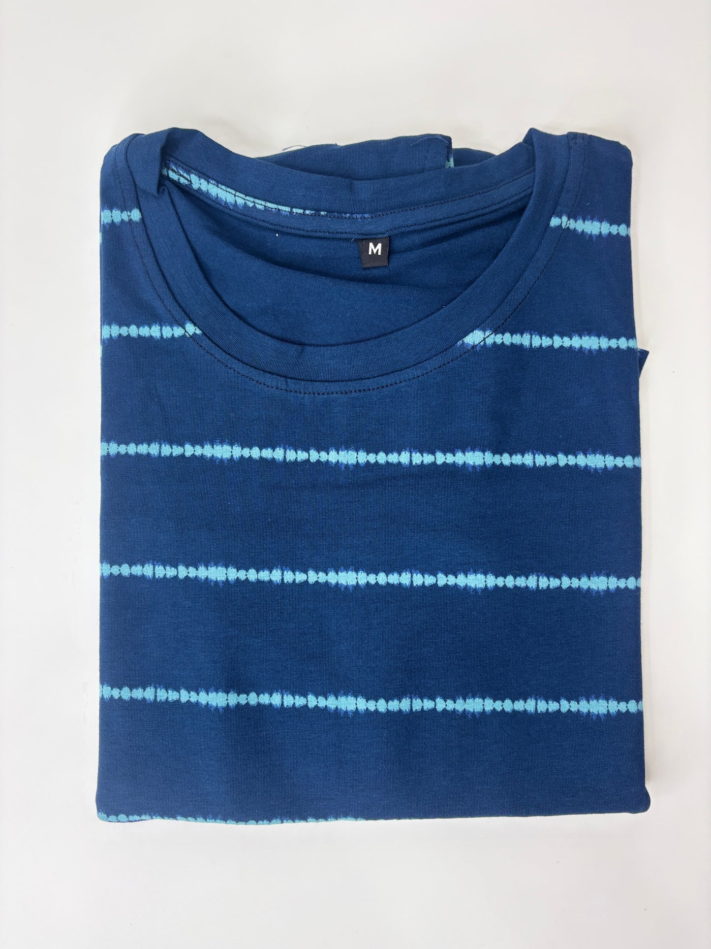Navy Blue Striped Printed Lounge Tunics