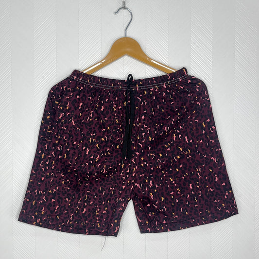 Mulberry Plum Wild Speckle Women's Shorts