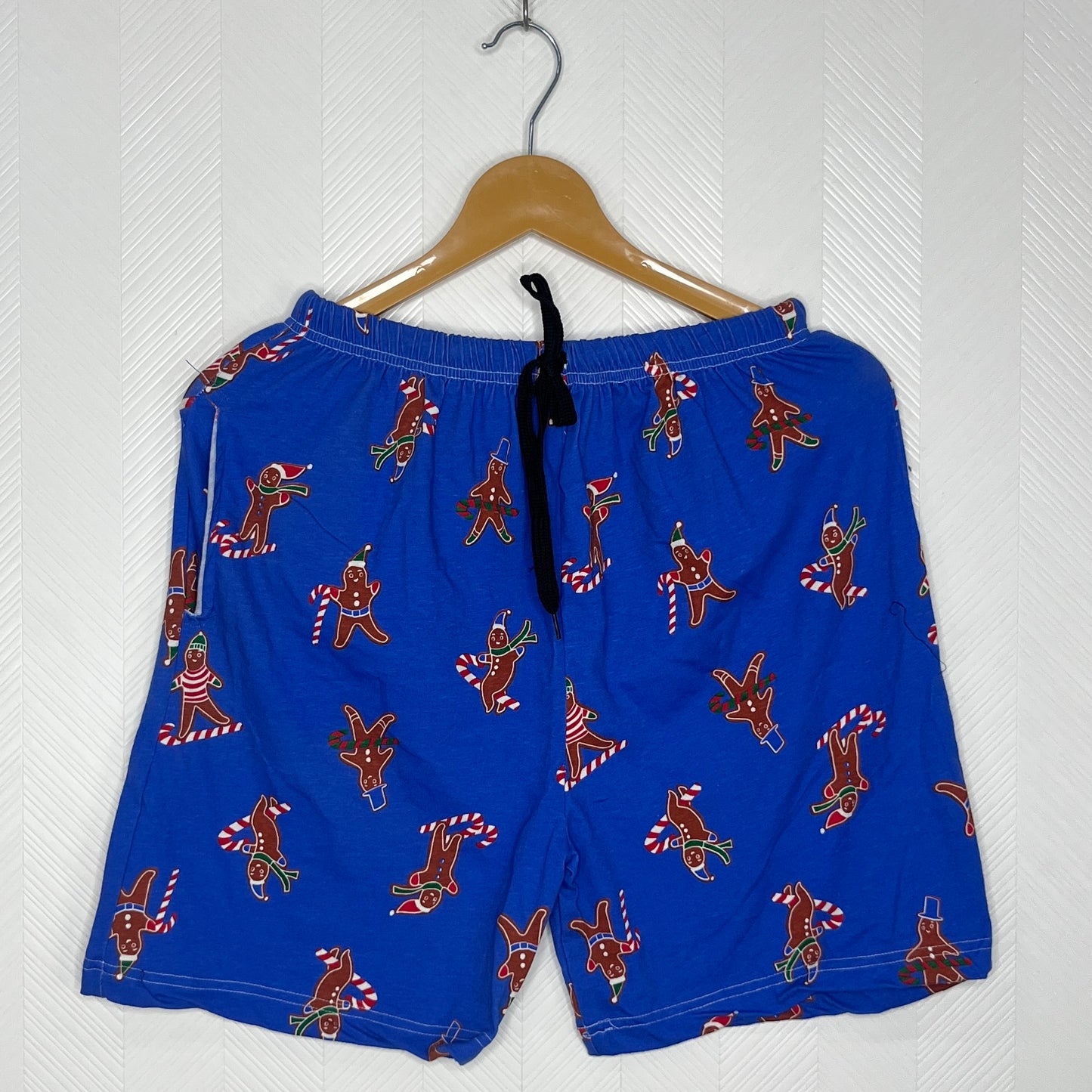 Electric Blue Gingerbread Holiday Women's Shorts