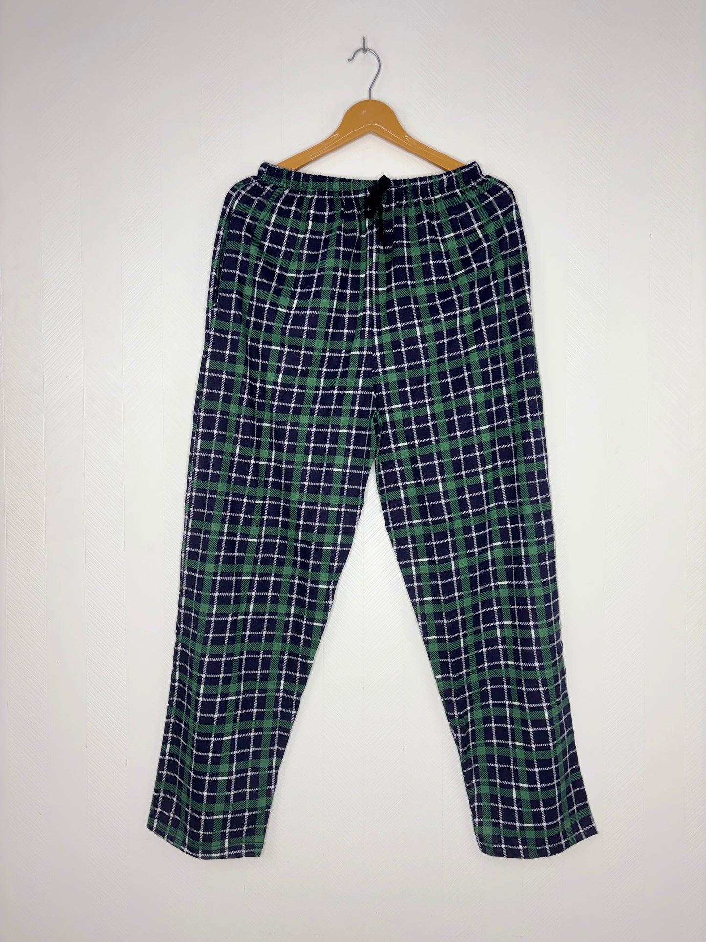 Navy Green Tartan Check Women’s Night Pant