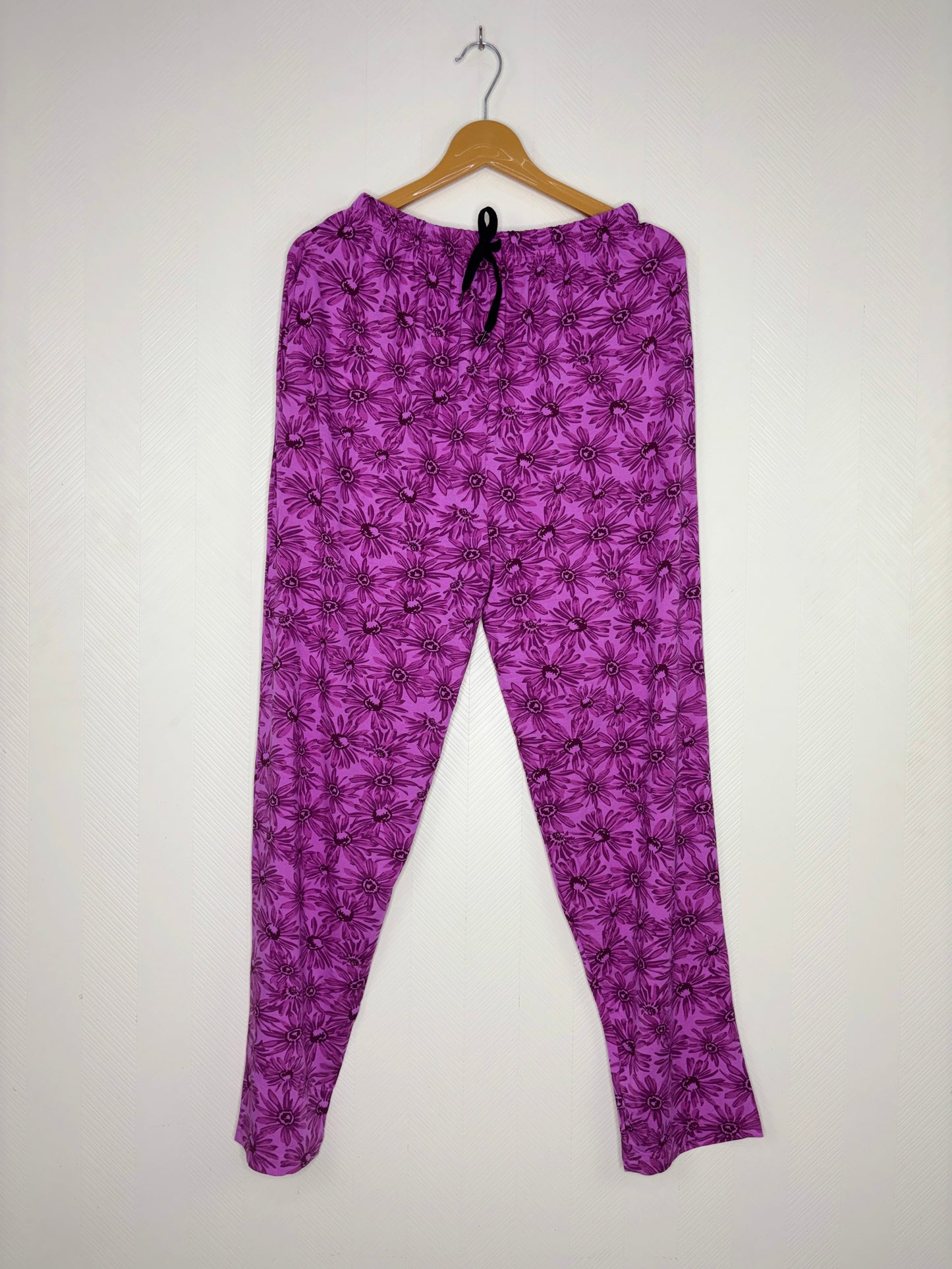 Purple Floral Print Women’s Night Pant