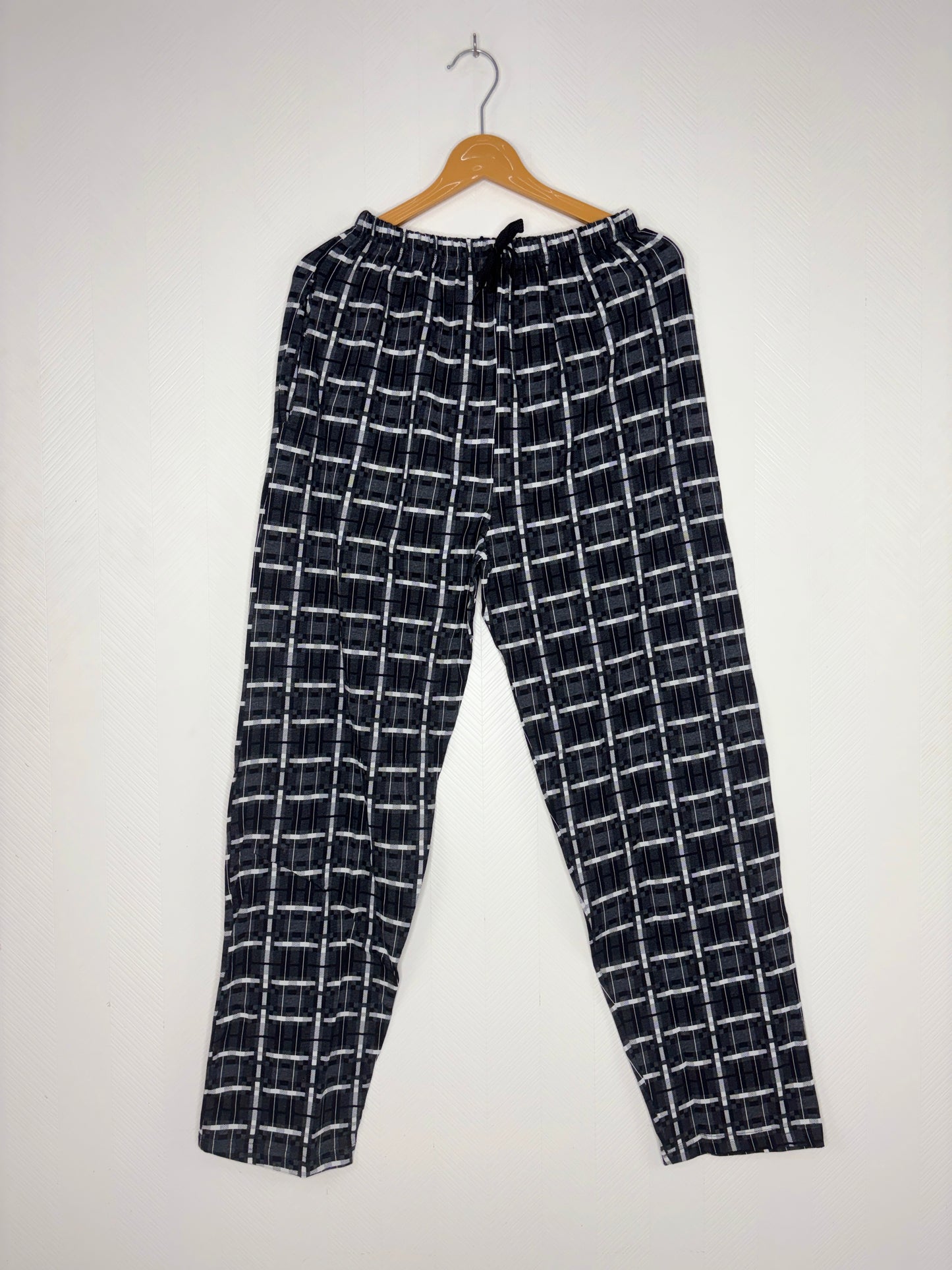 Black & White Checkered Women's Night Pant