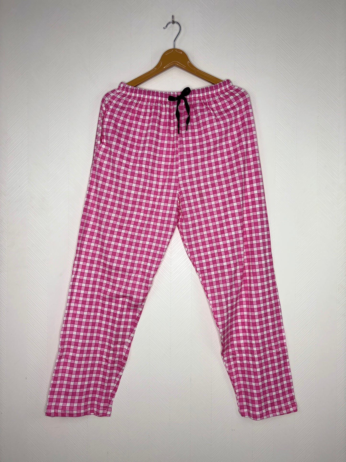 Pink Gingham Check Women’s Night Pant