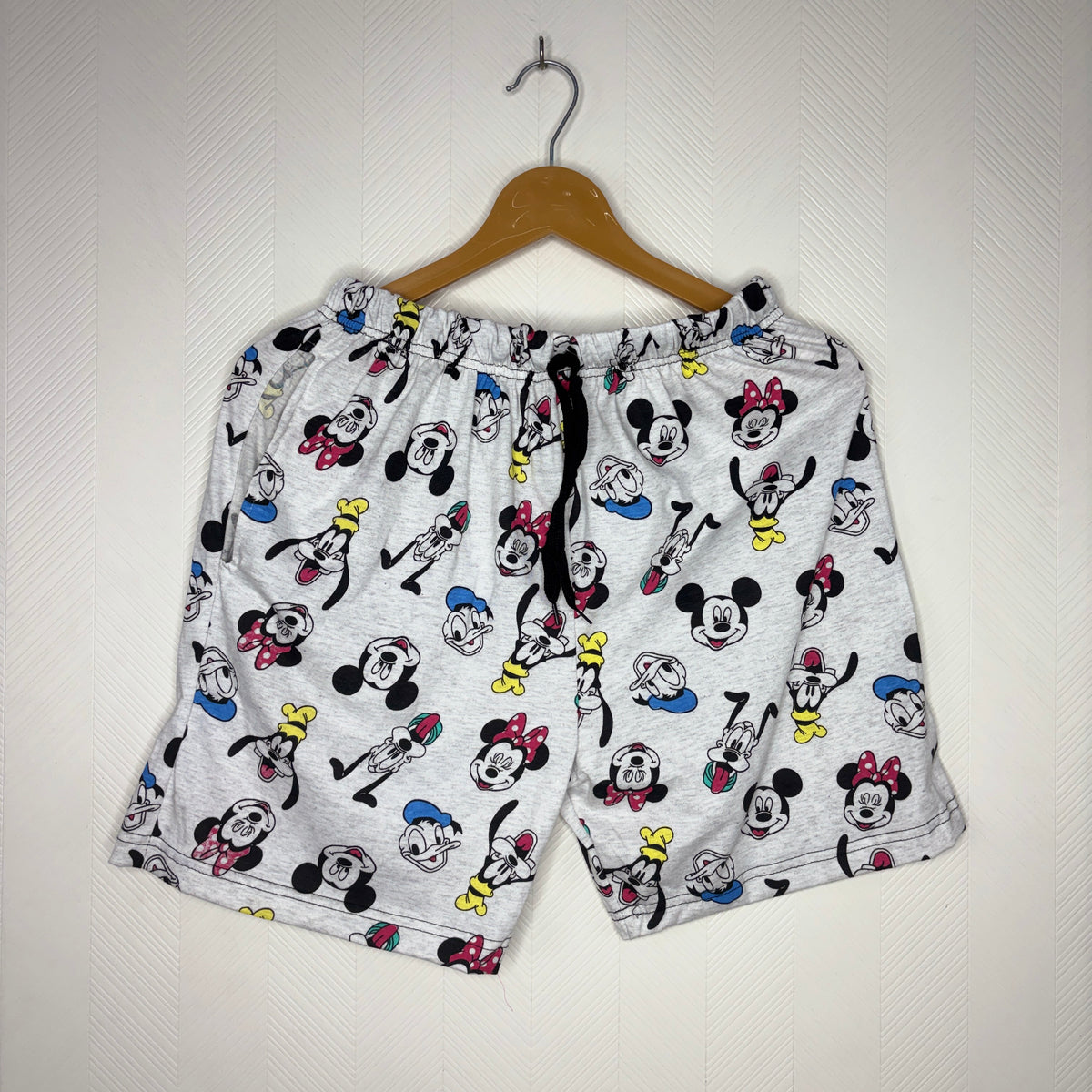 Women’s Light Grey Cartoon Printed Shorts