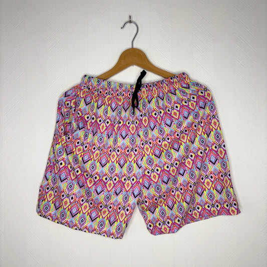 Women’s Multicolor Geometric Printed Shorts