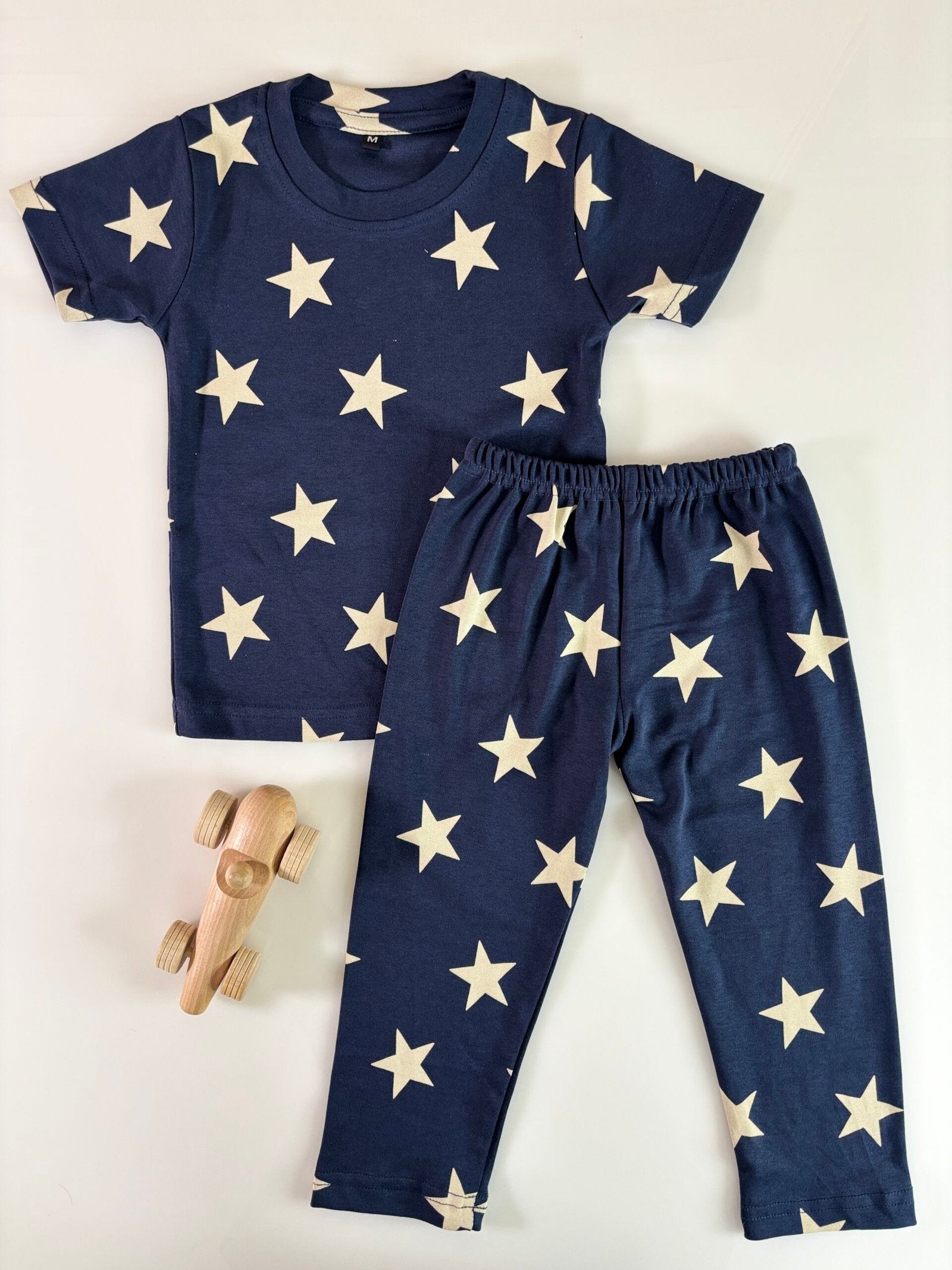 Blue Star's Printed Interlock T-Shirt and Pant Co-ords