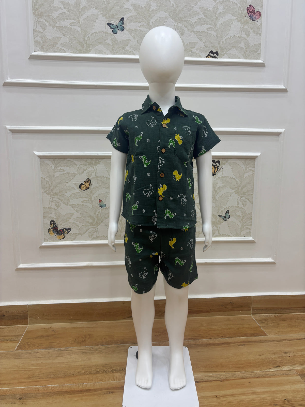 Kids Dinosaur Printed Co-Ord Set