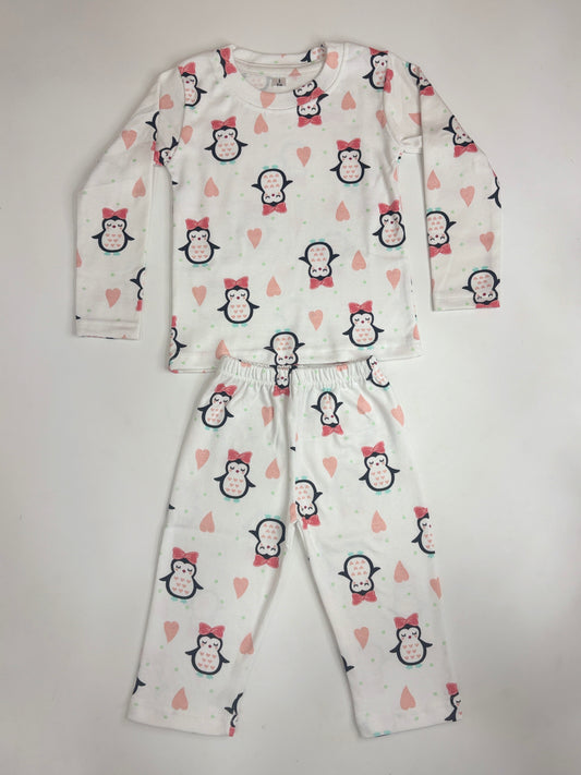Penguin Hearts Kids Co-ord Set