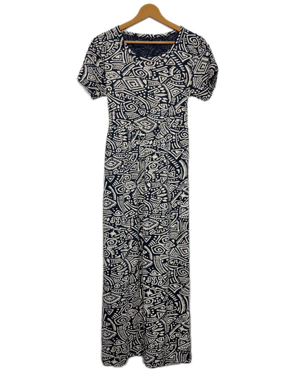 Navy Blue Tribal Print Lounge Frock