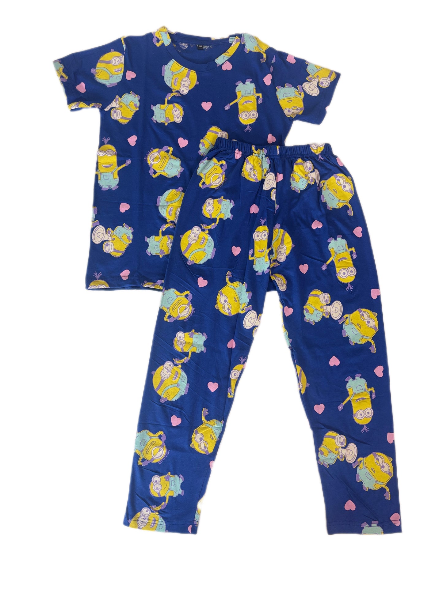 Kids Royal Blue Minion Magic T-Shirt & Pants Set