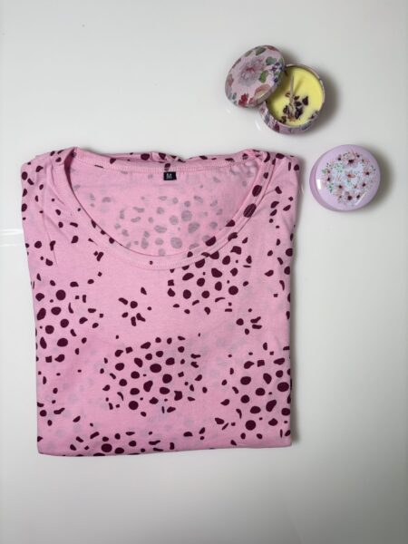 Baby Pink and Dye's Printed Short Sleeve Feeding Maxi