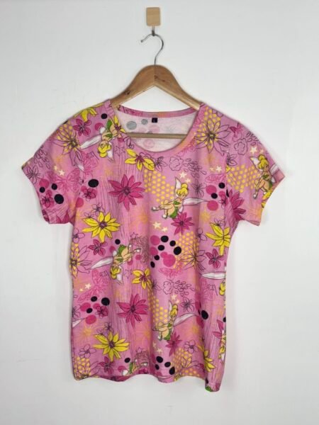 Pink Floral Printed T-Shirt