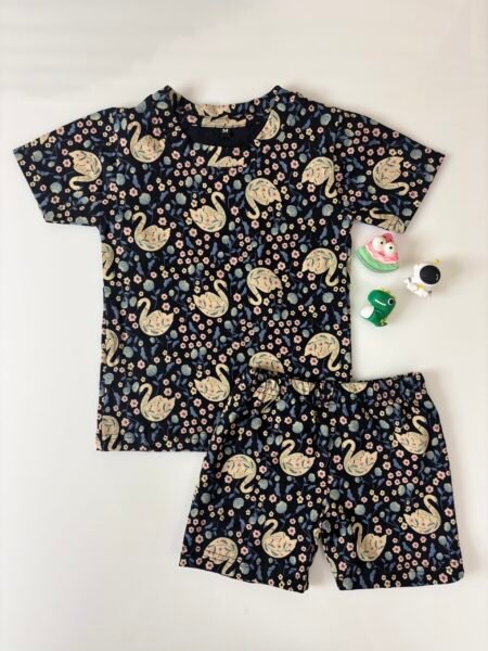 Black Swan's Printed T-Shirts and Shorts Coords