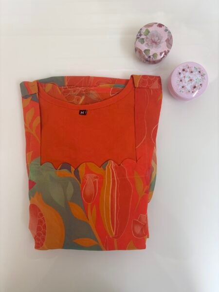 Multicolor Garment Floral Printed Georgette Outdoor Non-Feeding Maxi